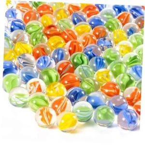 100PCS Glass Marbles - Marbles Bulk Marble Collection Cat Eye Marbles Mix 4 - Picture 1 of 8