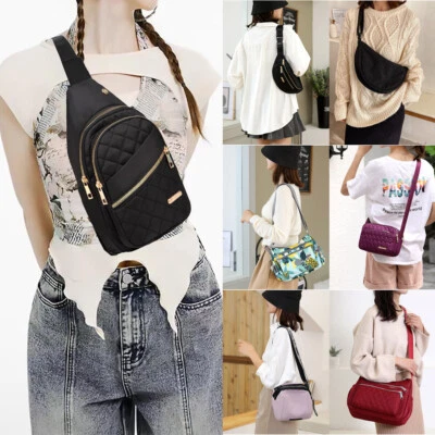 Mujeres Mensajero Bandolera Damas Bolso de Ocio Bolso de Mano Bolso de Hombro Cartera Grande Foto 1 de 4