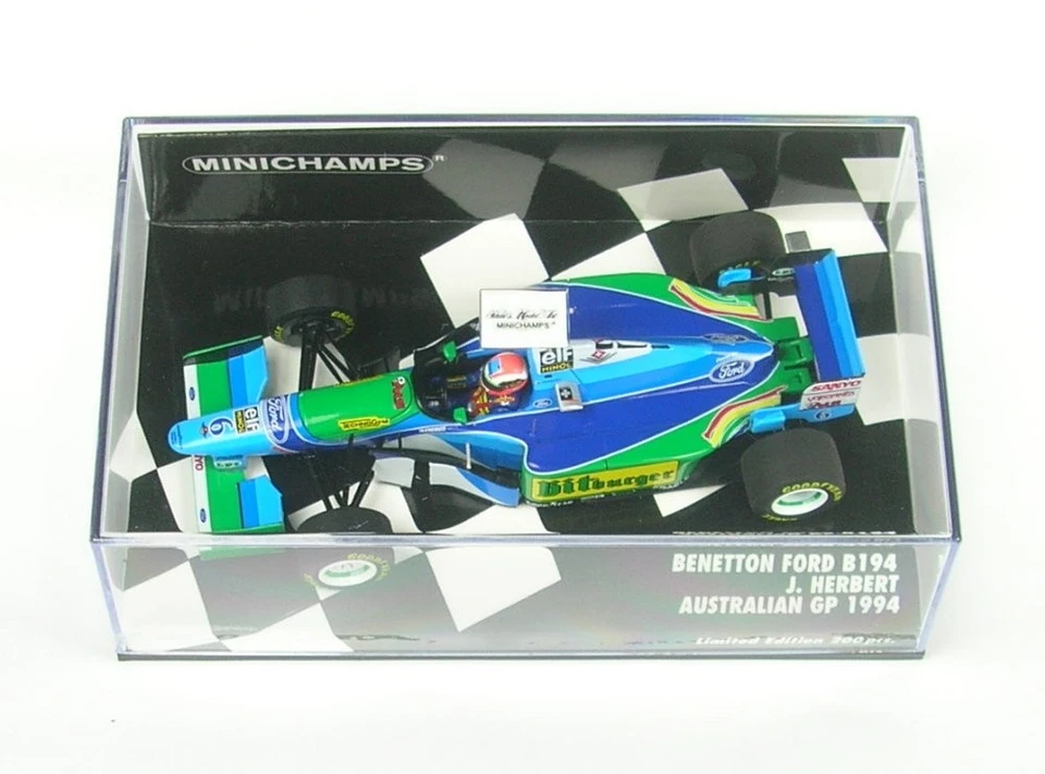 Benetton Ford B194 No.6 Austrlian Gp Formula 1 1994 (Johnny Herbert) - Image 1 of 1