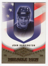 2004-05 Upper Deck Legendary Signatures Miracle Men John Harrington - #USA14