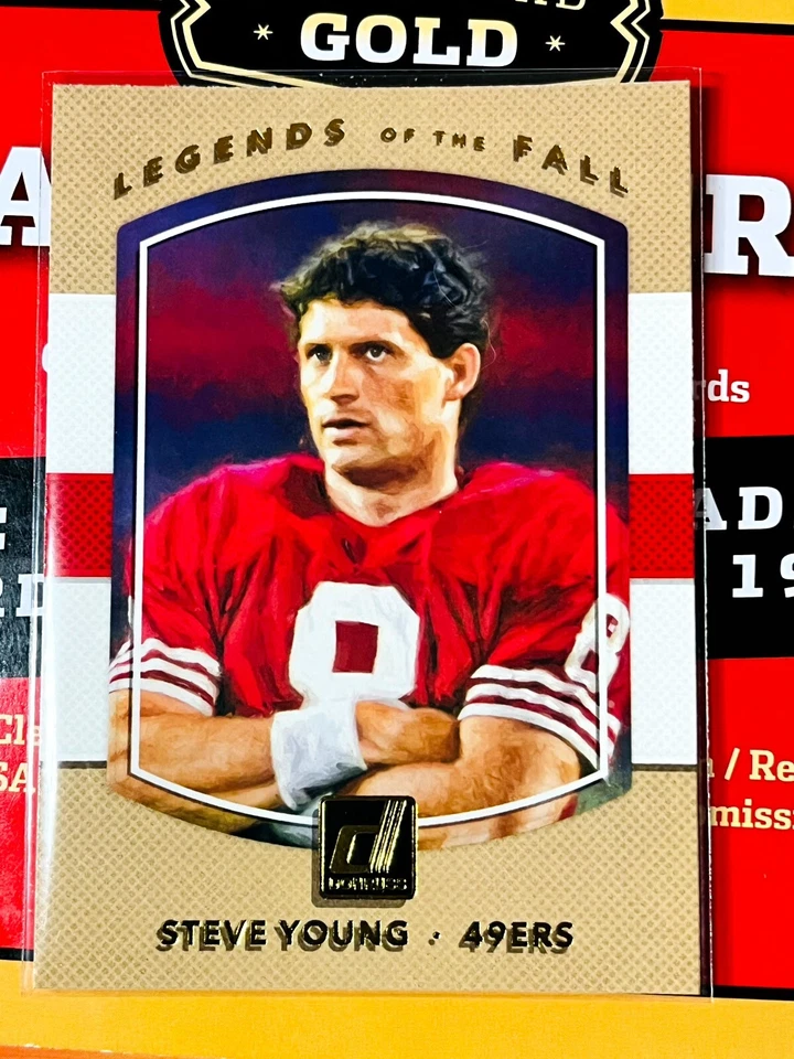 2017 Panini Donruss - Legends of the Fall #3 Steve Young - Image 1 of 2