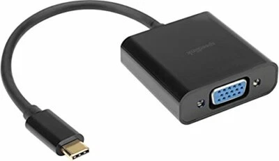 Speedlink USB C auf VGA Adapter HQ Full HD Vergoldet Kompatibel mit allen USB VG - Bild 1 von 4