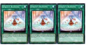 Yugioh - 3X Sprite's Blessing - Common - 1st Edition - INOV-EN064 - Near Mint - Picture 1 of 1
