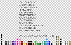 Custom Lookin Good Decal Mirror Affirmation Sticker Decal Inspirational Quote - Picture 1 of 2
