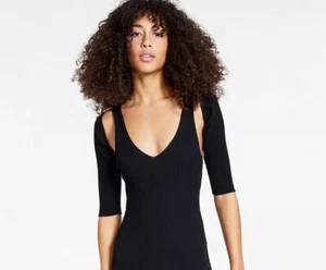 Leyden Arm Cover Up Long Sleeve Black Top Size s - Picture 1 of 3