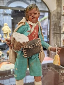 Offerta Presepe Napoletano Giovane Rustico KRIPPEN,CRECHE,BELEN,PASTORI - Picture 1 of 4