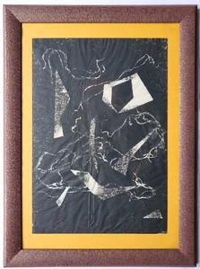 Impresión gráfica monotipo abstracto norte de Alemania Jürgen Müller - Dühring 1965 - Imagen 1 de 8