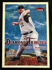 Roger Clemens 2005 Fleer Tradition Diamond Tributes Card Houston Astros #7DT