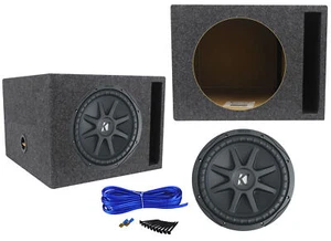 Kicker 50CVX122 CVX Comp VX 12" 750w RMS Car Subwoofer+Vented Sub Enclosure Box - Picture 1 of 10