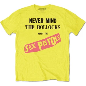 Official Sex Pistols T Shirt Never Mind The Bollocks Yellow Classic Punk Rock - Picture 1 of 3