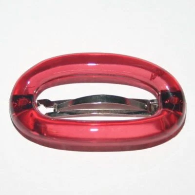 Navarro Barrette Mini Pinza de Pelo Pequeña Redonda Ovalada Círculo Forma de O Hecho en Francia Foto 1 de 4