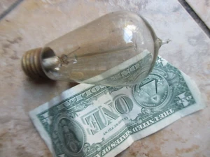 RARE, Very Early Antique Edison Type GE Light Bulb, c1900-1910, National Mazda - Picture 1 of 3