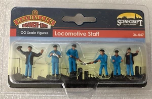 BACHMANN SCENECRAFT OO/1:76 SCALE 36-047 LOCOMOTIVE STAFF FIGURES SET - Picture 1 of 2