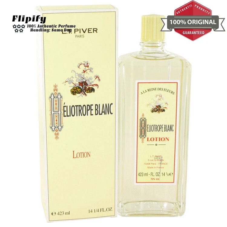 Heliotrope Blanc by LT Piver Lotion (eau De Toilette) 14.25 Oz for Women