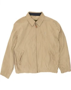TIMBERLAND Mens Bomber Jacket UK 40 Large Beige Polyester Classic AH05 - Picture 1 of 7