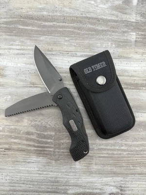 Schrade 2144OT Old Timer Copperhead Double Rattler With Sheath - Image 1 of 4