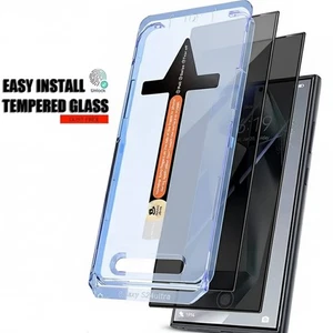 Privacy Samsung Galaxy S25 S24 Edge Ultra Plus Anbringhilfe Easy Install Antispy - Picture 1 of 15
