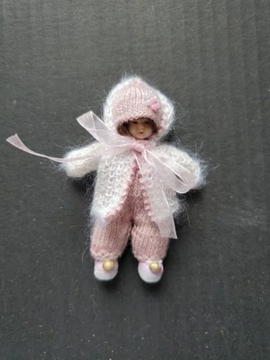 Conjunto de ropa de muñeca a escala 1:12 para muñeca Heidi Ott 2,75" hecha a mano (tejida) Foto 1 de 4