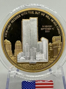 911 / 2001/2006 World Trade Center 24k Gold & .999 Silver From Ground O.๐บ๐ธ๐ฏโจ - Picture 1 of 10