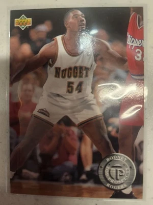 1993-94 Upper Deck - Rodney Rogers #491 (RC) Top Prospect Card Nuggets - Image 1 of 2