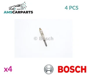 ENGINE GLOW PLUGS 0 250 202 025 BOSCH 4PCS NEW OE REPLACEMENT - Picture 1 of 9