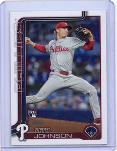 2025 Topps Series 2 Seth Johnson #362 (RC) Philadelphia Phillies - Picture 1 of 2