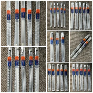 Apfel Kunststoff Stricknadeln Paar - Nadeln mit Knöpfen - 30 cm Länge - 3 mm - 15 mm - Bild 1 von 15