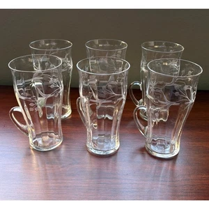 6er Set Vintage Princess House Kristall irische Kaffeetassen geätzt mundgeblasen EUC - Bild 1 von 11