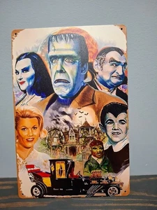 Munsters 12 x 8 Zoll Blechschild - Bild 1 von 5