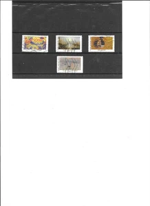 France 2025 Grand Soleil Lot Of 4 Stamps Adhesive Canceled - Picture 1 of 1