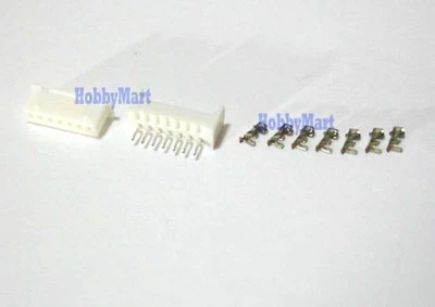 7-Pin Micro JST PicoBlade 1.25mm Female Connector Crimp & Straight Header x 50 - Image 1 of 4