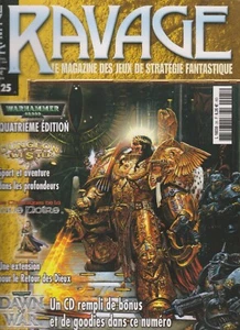 RAVAGE N°25 WARHAMMER 40.000 / DUNGEON TWISTER / GUERRE DE L ANNEAU / ZOMBIES - Imagen 1 de 2