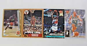 Tarjetas coleccionables de Larry Johnson, Scottie Pippen, Charles Barkley, Muggsy Bogues de los 90 - Imagen 1 de 11