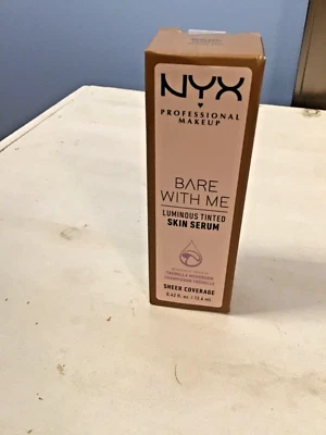NYX Bare With Me Luminous Tinted Skin Serum in Medium Deep New In Box - Image 1 of 3