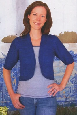 Dovetail Designs Knitting Pattern K2.52 - Lisbon Shrug to Knit Women 30-50" - Image 1 of 3