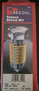 *New* Recoil UNC 4-40. grade 18-8 S/S Fractional Thread reapir kit FREE SHIPPING - Picture 1 of 3