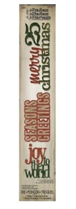 TIM HOLTZ Sizzix *STACKED WORDS: CHRISTMAS* Die Strip 658257 Alterations - Picture 1 of 3