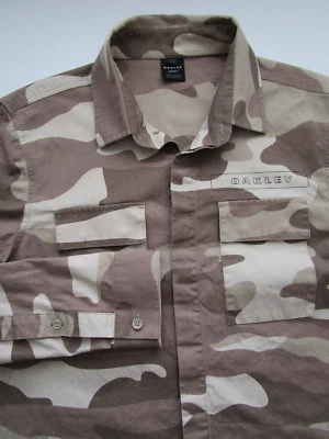 Mens Small Oakley icon Cargo Shirt camo ripstop button - Image 1 of 4