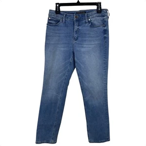 Jeans Boston Proper taglia 10 gamba dritta vita alta denim lavaggio medio - Foto 1 di 7