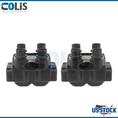 2x bobina de encendido FD487 para Mazda B2500 626 2,5 L l4 1998 1999 2000 2001 2002 Foto 1 de 4