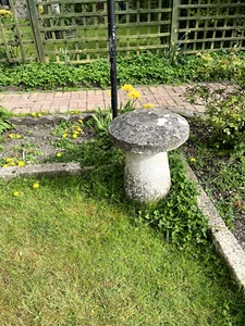 2 X Staddle Stone Mushroom Garden Large from Wiltshire - Picture 1 of 1