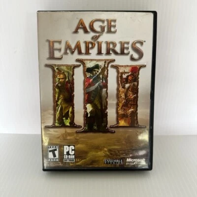 Age of Empires III 3 PC Game CD-ROM 2005 Incomplete with Manual Missing Disc 1 - Image 1 of 4