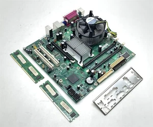 Carte mère pour ordinateur de bureau Intel D946GZIS Isleton LGA 775 M-ATX Pentium D 3,40 GHz 4 Go DDR2 IO - Photo 1/10
