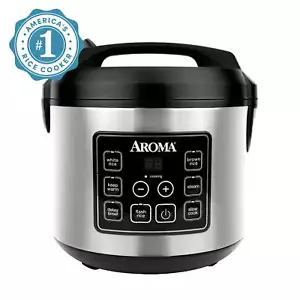 Aroma® 20-Cup Digital Rice & Grain Cooker, Multi-Cooker, 8X Bonded Granite - Picture 1 of 7