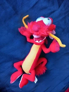 Disney Store Mulan - Mushu - Soft Plush Toy 11" Red Dragon Official - Picture 1 of 6