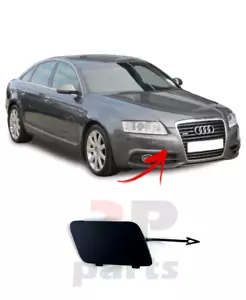 FÜR AUDI A6 C6 FACELIFT 08 - 11 VORDERE STOßSTANGE ABSCHLEPPAUGENHAKEN ABDECKKAPPE ZUM LACKIEREN - Bild 1 von 3