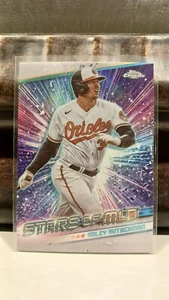2024 Topps Series 1 Adley Rutschman Stars Of MLB Chrome Insert #CSMLB-22 Orioles - Bild 1 von 2