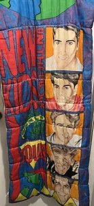 VINTAGE New Kids on the block WORLD TOUR sleeping bag - Picture 1 of 12