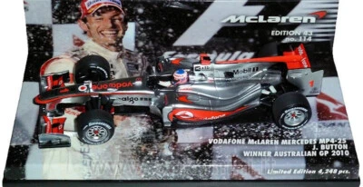 2010 McLaren MP4/25 #1 J. Button winner Australian [1:43 MINICHAMPS 530 104311] - Immagine 1 di 4