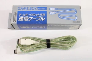 Nintendo Gameboy Pocket / Color Link Cable Boxed MGB-008 Green Cord GBP GBC MA18 - Picture 1 of 8